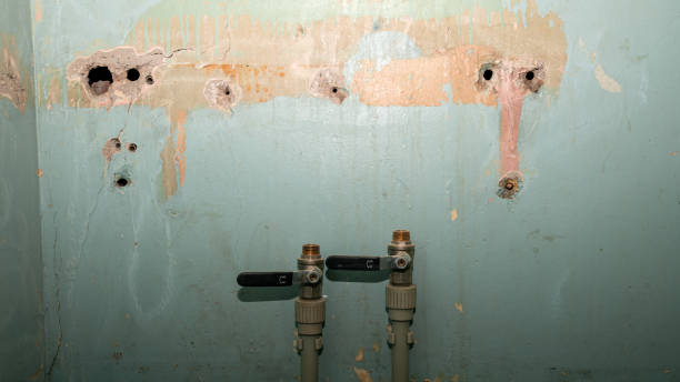 Water damage restoration process in Barnsdall, OK